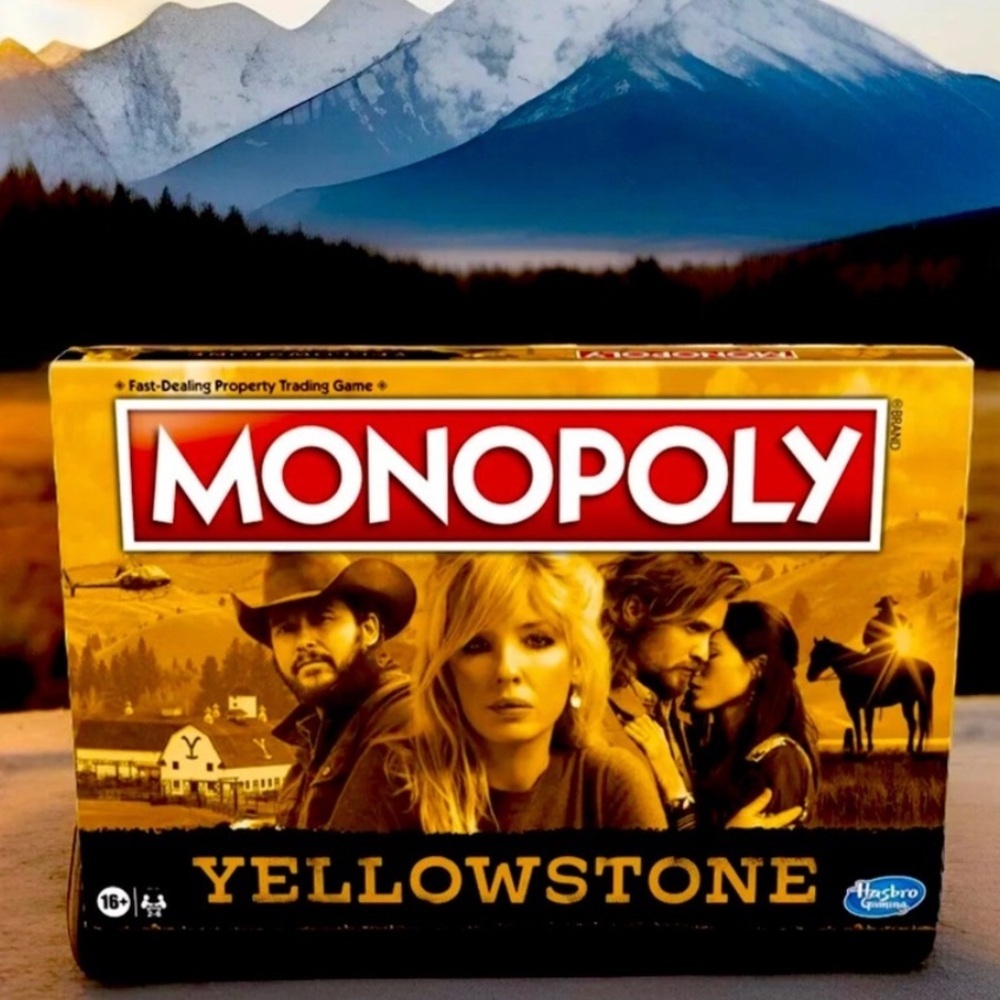 Monopoly YELLOWSTONE EDITION Board Game for Teens & Adults 🐄 Ages 16+🐴 NIB